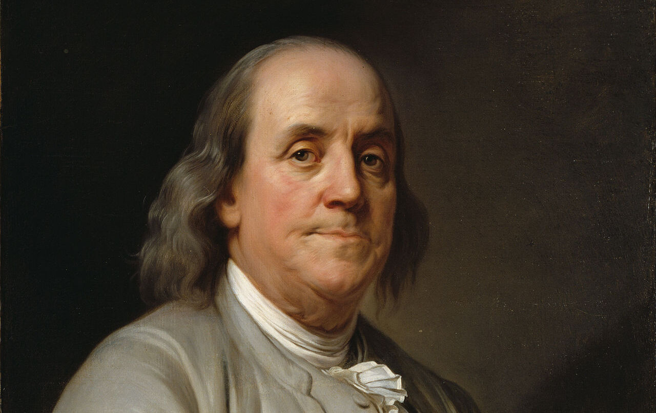 Benjamin Franklin's portrait